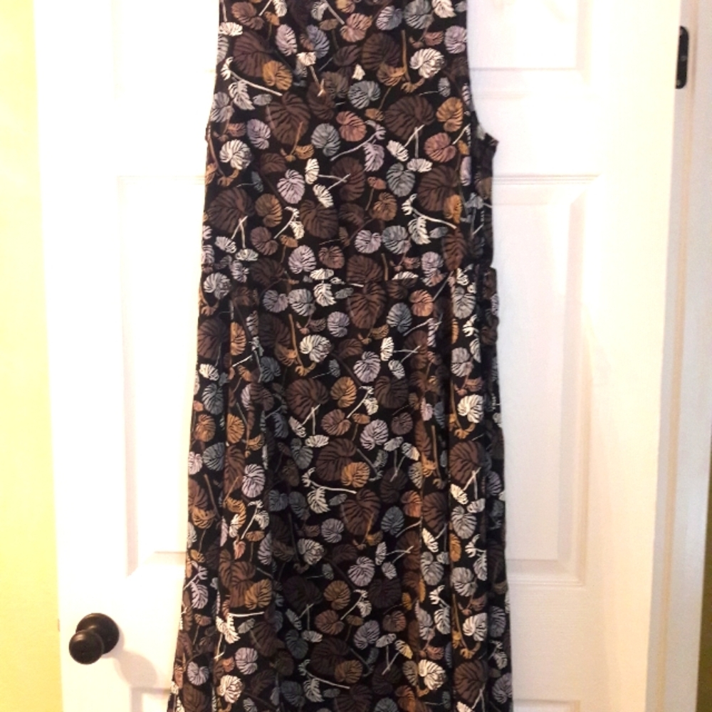 Anne Klein Sleeveless Drawstring midi Dress
